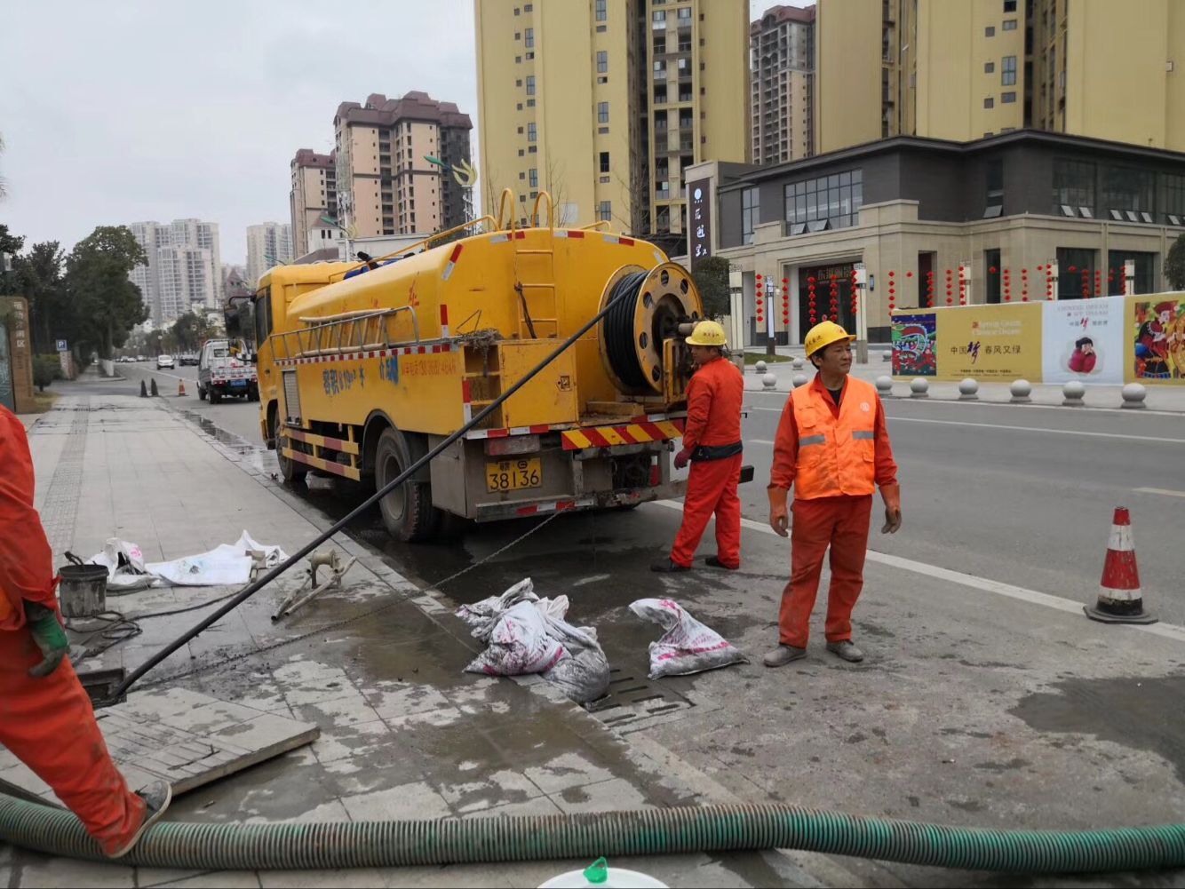 台江排污管道清淤-管道清洗